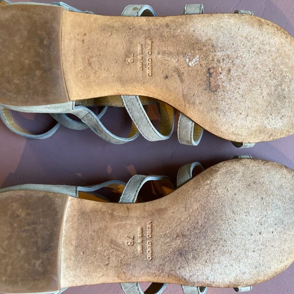 GIUSEPPE ZANOTTI Suede Gladiator Sandal MADE IN ITALY - Picture 9 of 9